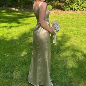 Birdy Grey Champagne Satin Dress